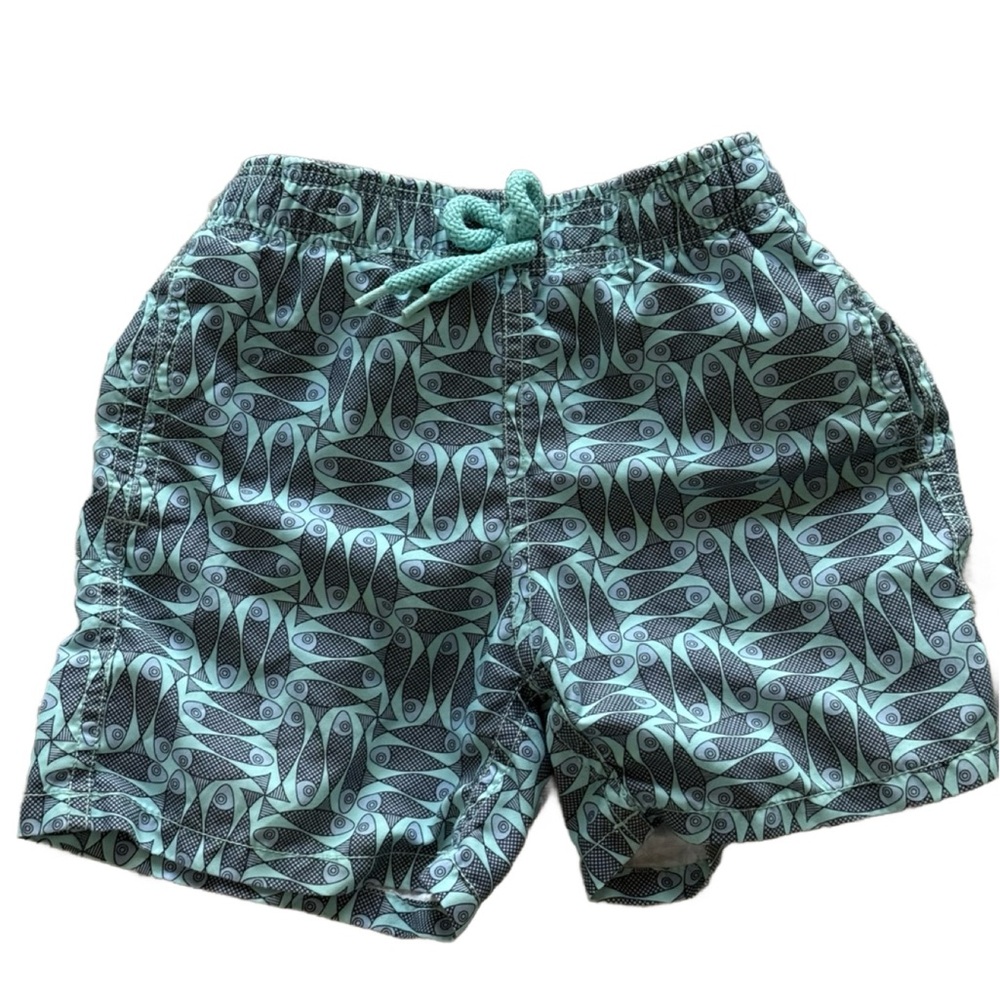 Vilebrequin Kids Swim Trunks - Blue and Gray